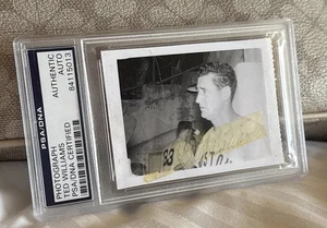 Original Rare Ted Williams Photograph Picture Signed Auto PSA/DNA Authenticated - Picture 1 of 6