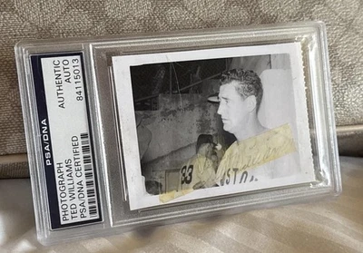 Original Rare Ted Williams Photograph Picture Signed Auto PSA/DNA Authenticated - Image 1 of 4