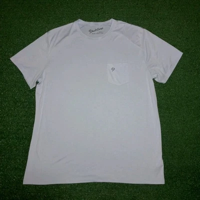 Duck Camp Lightweight Bamboo Pocket Tee T-Shirt Stretch Light Blue Mens XL - Image 1 of 4