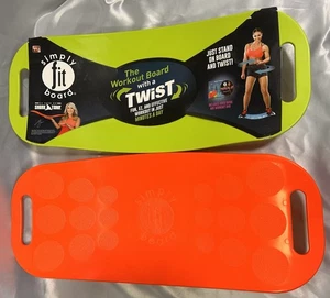 PAAR - Simply Fit Balance Boards Training Fitness Shark Tank orange/grün mit DVD - Bild 1 von 23