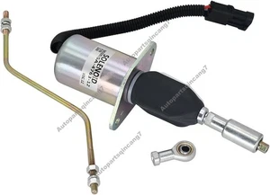 12V Stop Solenoid 3935456 SA-4762-12 For Cummins 6CT Engine - Picture 1 of 6