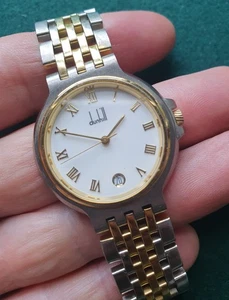 Orologio Alfred Dunhill Elite Donna Quarzo - Acciaio Inox per Ricambi/Riparazione - Foto 1 di 5
