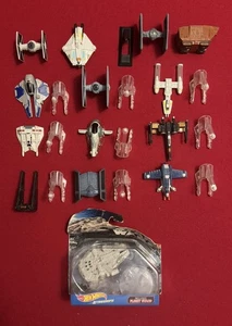 Star Wars Titanium Series & Hot Wheels Die Cast  Micro Machines Lot of 14 - Picture 1 of 5