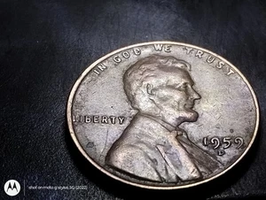 1959-D Lincoln Cent With DDO And A Die Crack On The Obv. - Picture 1 of 20