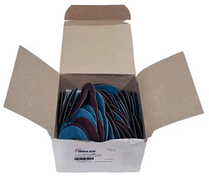 50X Weiler Quick Change Disc 60059 - 3" Aluminum Oxide, 120 Fine Grit, Type S - Picture 1 of 4