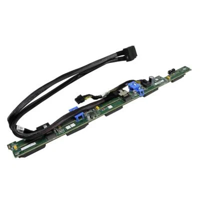 DELL PowerEdge R620 8 x 2.5" Slot SAS HDD  Backplane 0KVGG1 + 2 x Kabel - Bild 1 von 4