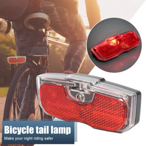 Bike Cycling Bicycle Rear Reflector Tail Light For Luggage Rack Aluminum Alloy - Picture 1 of 24