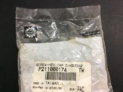 Sea Doo Screw 211000174 New OEM Hex Cap M8 X 25 Scotch Grip 1998 XP Limited - Изображение 1 из 3