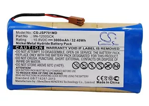 3000mAh Battery for JMS Infusion Pump OT-701,OT-701 P/N: 9N-1200SCK - Picture 1 of 6