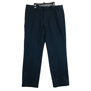 Banana Republic Aiden Chino Pants Blue Mens 35x30 Straight Rapid Movement Preppy - Picture 1 of 10