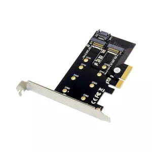 X-MEDIA M.2 NVMe NGFF B&M-Key SSD PCIe x4 Adapterkarte mit Aluminium Kühlkörper - Bild 1 von 6