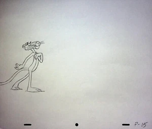 The Pink Panther 2 Film BOB KURTZ Eröffnung Produktion handgezeichneter Bleistift - Bild 1 von 2