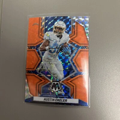 2022 Panini Mosaic Orange Reactive Austin Ekeler #102 - Image 1 of 2