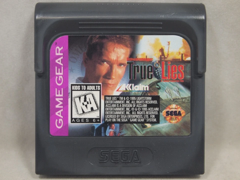 True Lies (SEGA Game Gear) Authentic Cart Only - Image 1 of 3