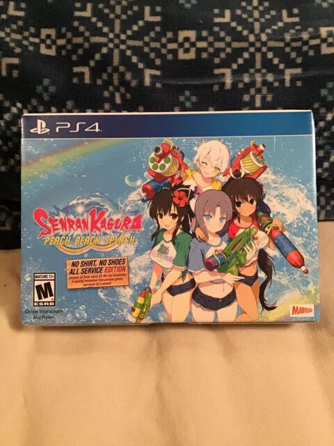 Senran Kagura Peach Beach Splash - No Shirt, No Shoes, All Service Edition  - PlayStation 4 : Marvelous USA Inc: Everything Else 