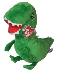 Ty Beanie Buddy MR. DINOSAUR UK Peppa Pig Park Exclusive 9-10" MWMTs Plush Toy - Picture 1 of 10