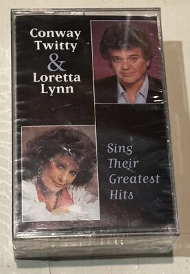 Conway Twitty & Loretta Lynn Sing Their Greatest Hits 2 Cassette Set- NIP 1994 - Image 1 of 4