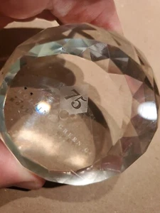 Rare Rolling Green Country Club 75yr Paperweight Glass - Picture 1 of 7