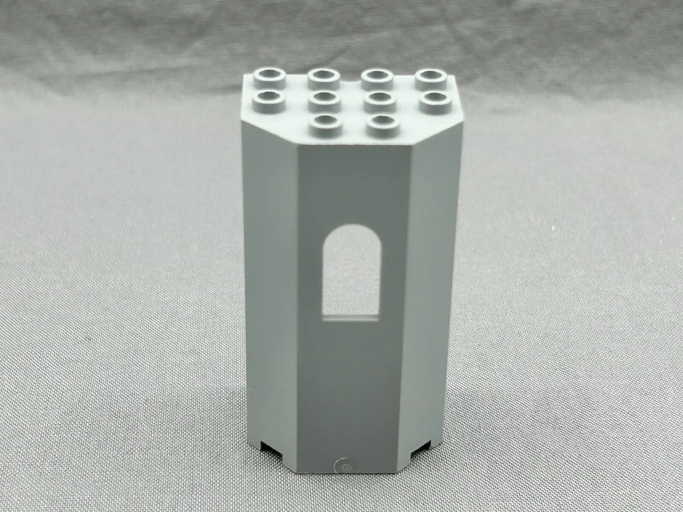 Parte Lego ~ Panel Gris Azulado Claro 3 x 4 x 6 Torreta Pared con Ventana ~ Nº 30246 Foto 1 de 1