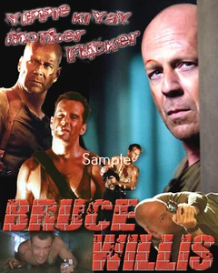 Bruce Willis Die Hard Acción 8x10 Foto Impresa Imagen BW3 - Imagen 1 de 1