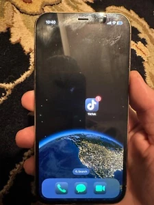 TIK-TOK INSTALLED Apple iPhone 12 Pro - 128 GB - Silver (Unlocked) - Picture 1 of 2