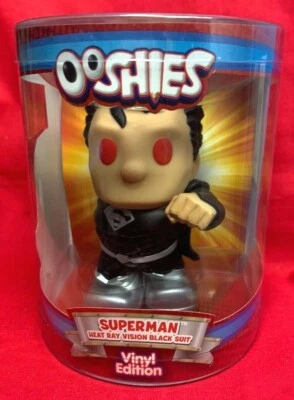 NEW Ooshies Superman Vinyl Series 2 Heat Ray Vision Black Suit AGES 4+ - Изображение 1 из 4