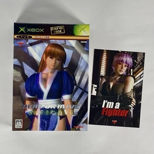 Dead Or Alive Ultimate Set Box 1 & 2 XBOX Tecmo Japan Game with DOA Post Card . - Picture 1 of 24