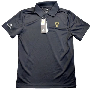 Polo Golf Shirt Adidas Junior Size Medium [Black M] Logo St Davis Golf Club, PA - Picture 1 of 10