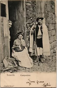 España Antigua Postal Vintage Tenerife Campesinos Campesinos (1368) - Imagen 1 de 2