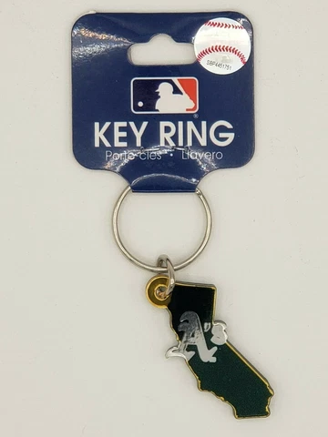 Wincraft MLB Oakland Athletics State Shaped Acrylic Keychain Delivery 2-4 Days Cover