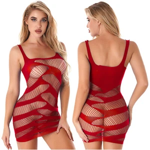Women's Sexy PVC Leather Zipper Front Mini Dress Shiny Cocktail Party Clubwear - Picture 1 of 21