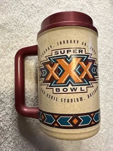 Vaso de plástico duro marca térmica Super Bowl XXX 1996 - Imagen 1 de 5