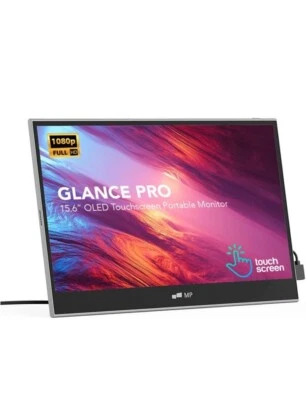 Mobile Pixels GLANCE Pro 15.6" Full HD OLED Touchscreen Monitor 1011008P01 - Image 1 of 4
