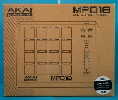 AKAI PROFESSIONAL MPD18 - USB-MIDI CONTROLLER (SCATOLA INCLUSA) - Immagine 1 di 2