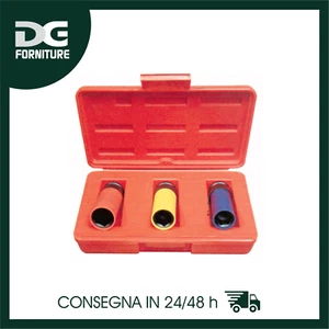 SERIE CHIAVI A BUSSOLA ESAGONALI CRICCHETTO 1/2" D. 17 - 19 - 21 RIVESTITE IN PL - Picture 1 of 1