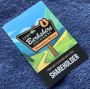 1 Berkshire Hathaway 2025 Annual Shareholder Meeting Ticket - Picture 1 of 1