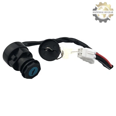 Ignition Key Switch For Yamaha Wolverine 450 YFM45F 2006 2007 2008 2009 2010 - Imagem 1 de 4