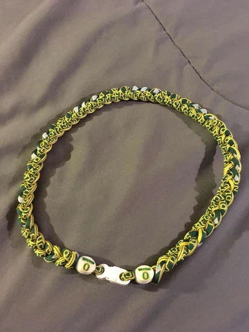 OREGON DUCKS Green 22" Titanium Triple Rope NECKLACE NEW! FAST! FREE SHIP! Cover