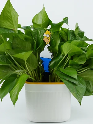 Homer Simpson Bush Meme Plant Stake – Funny Garden Sign 3D Printed Gift - Image 1 of 4