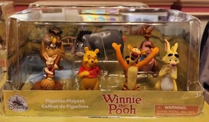 Disney Parks Winnie the Pooh Figurine Playset 7pc New 2024 - Picture 1 of 1