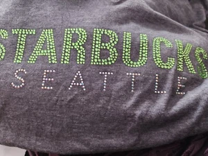 Starbucks BLING T-Shirt Seattle Large NEW with Tags BLING - Picture 1 of 13