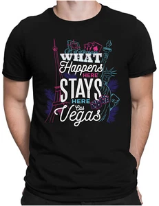 Las Vegas | Herren Fun T-Shirt S bis 4XL | Was passiert bleibt in Casino USA - Picture 1 of 6