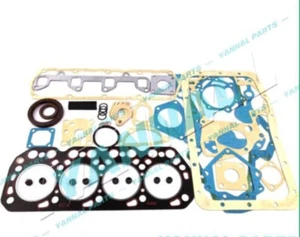 Fits For Mitsubishi Excavator K4M Engine Full Gasket Kit w/ Head Gasket oil seal - Picture 1 of 2