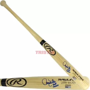 Larry Walker Autographed Rawlings Name Model Bat Inscribed HOF 2020 TRISTAR - Picture 1 of 1