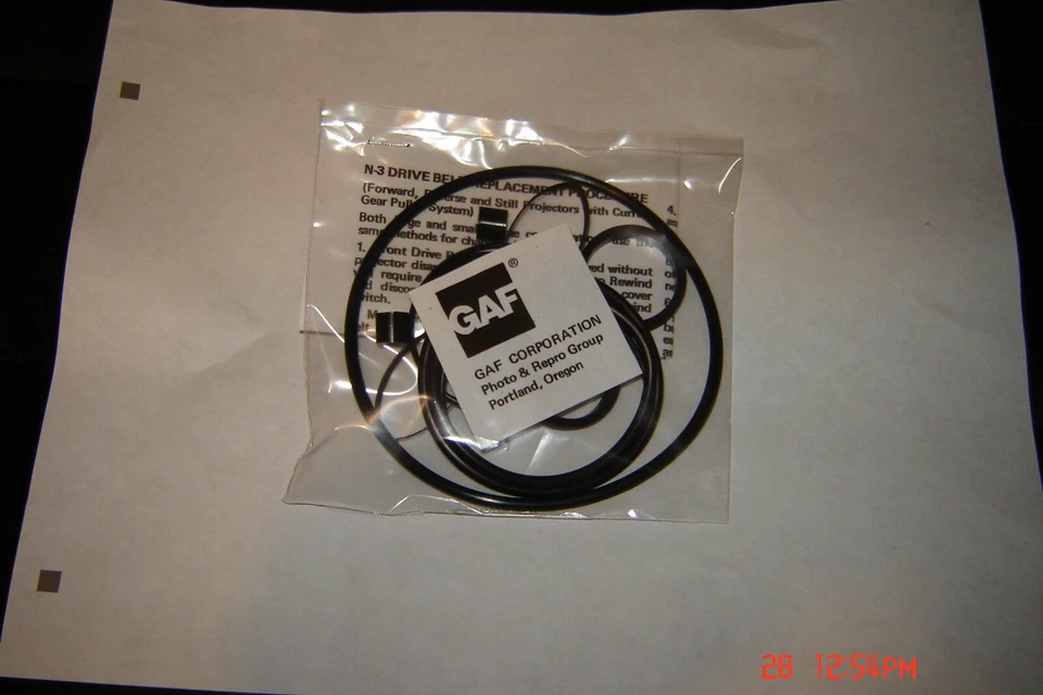 GAF 1564Z 1564 Z Proyector 7 Cinturones 4 Neumáticos Kit Completo, Cinturón Tilton e Instrucciones Foto 1 de 1