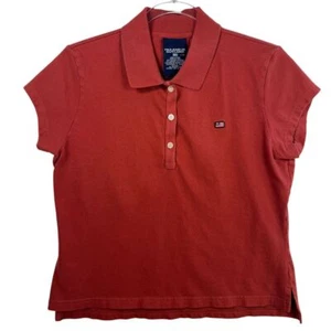 Polo Jeans Ralph Lauren Camicia Cotone Rossa Classica Bandiera Americana Logo L Preppy USA - Foto 1 di 6