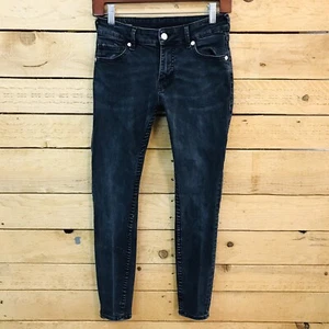 True Religion Jeans Women’s Size 26 Jennie Skinny Curvy High Rise Black Denim - Picture 1 of 11