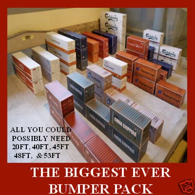 Sale OO Gauge Rail Freight Cargo Models "THE BIGGEST BUMPER PACK EVER" x 24 - Image 1 of 4