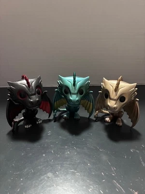 Funko Pop! Vinyl: Game of Thrones - Metallic Dragon 3 pack - GameStop...loose - Image 1 of 4