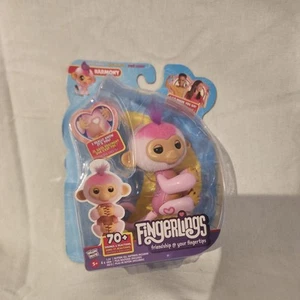 Fingerlings Interactive Baby Monkey Harmony Pink - Picture 1 of 1